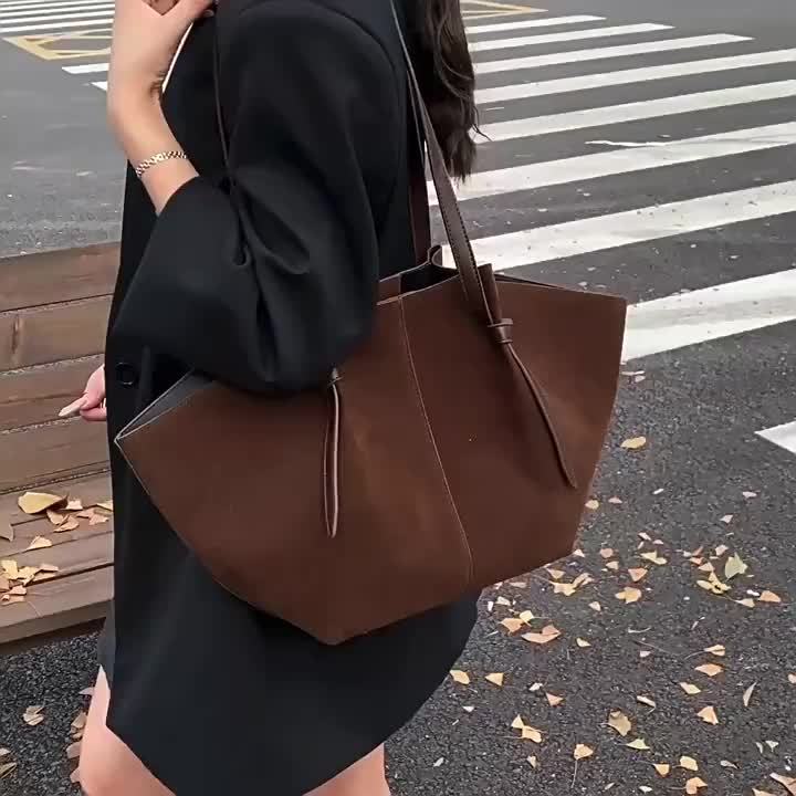 Matte Winged Bag, High-End Underarm Purse, French Niche Teenager'S Tote, Versatile Shoulder Backpack for Daily Use and Travel, Perfect Gift for Girlfriend or Mother, For Teenager, For Teenager