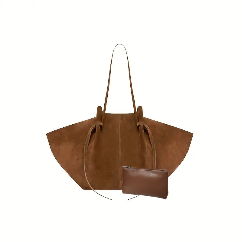 Matte Winged Bag, High-End Underarm Purse, French Niche Teenager'S Tote, Versatile Shoulder Backpack for Daily Use and Travel, Perfect Gift for Girlfriend or Mother, For Teenager, For Teenager