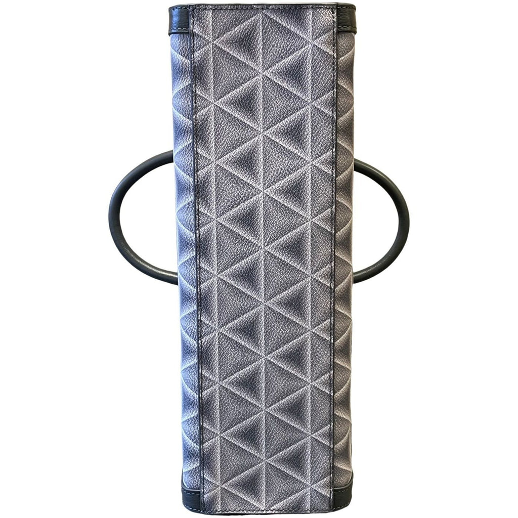 Revemoire Large Grey Leather Tote Bag