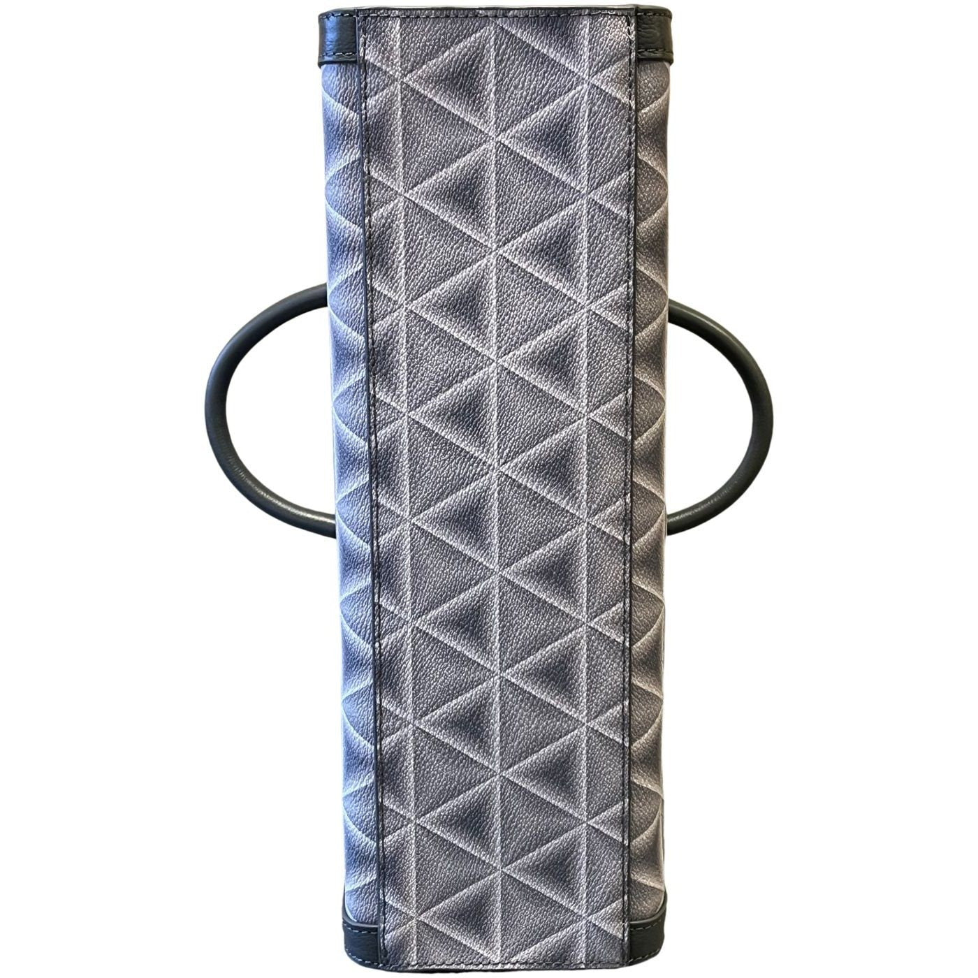 Revemoire Large Grey Leather Tote Bag