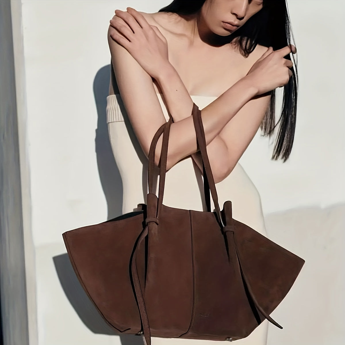 Matte Winged Bag, High-End Underarm Purse, French Niche Teenager'S Tote, Versatile Shoulder Backpack for Daily Use and Travel, Perfect Gift for Girlfriend or Mother, For Teenager, For Teenager