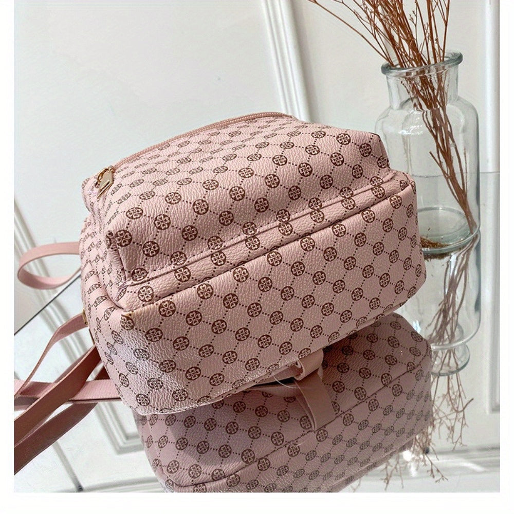 1pc Ladies' Printed Small Backpack, Personalized Daily Change Small Bag\u002F TC