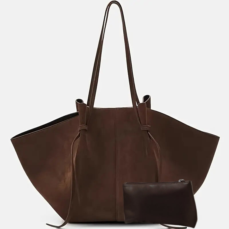 Matte Winged Bag, High-End Underarm Purse, French Niche Teenager'S Tote, Versatile Shoulder Backpack for Daily Use and Travel, Perfect Gift for Girlfriend or Mother, For Teenager, For Teenager