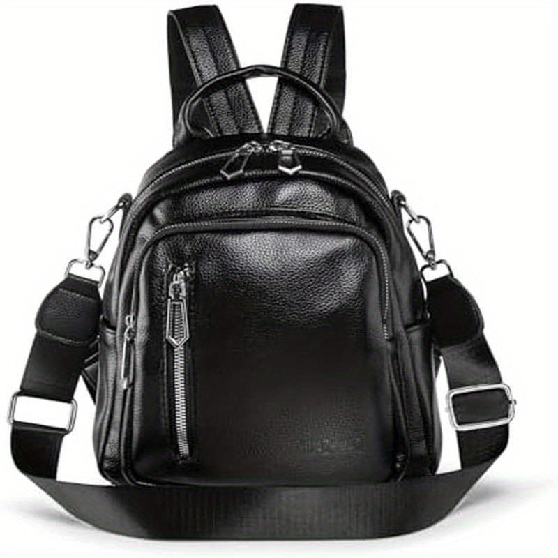 Women's 3-in-1 Backpack Purse - Convertible Handbag & Mini Daypack with Golden-Tone Hardware, Adjustable Strap (18-35\