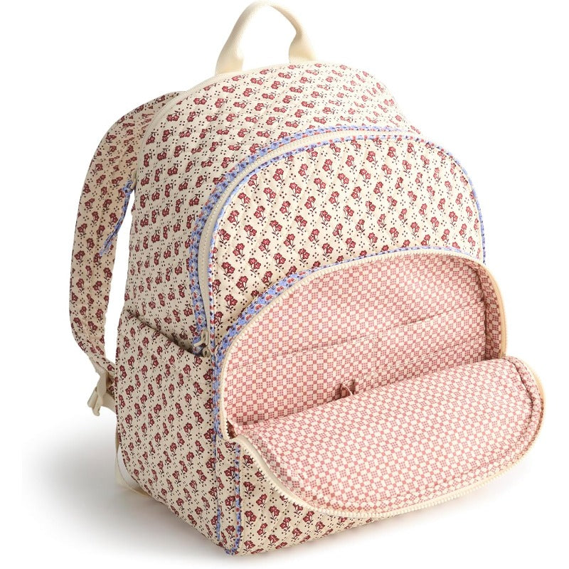 Women'S Premium Bancroft Backpack Bookbag Rachel Ditsy One Size | Nylon Material, Mixed Color, Magnetic Closure, Hand Wash Only