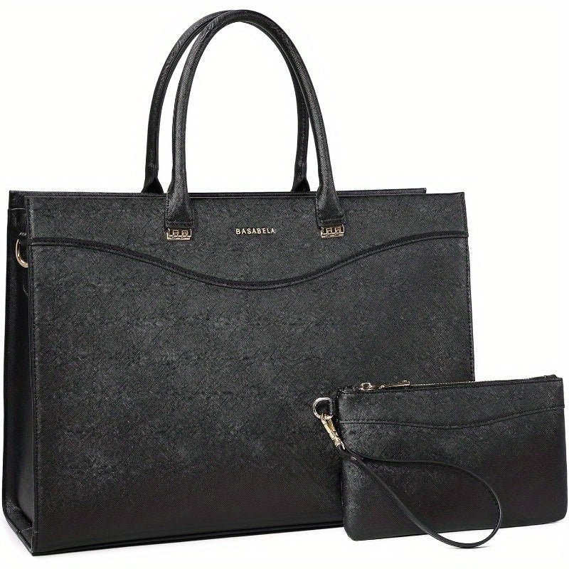 Women's Professional Laptop Briefcase Bag - High Quality Purse with Magnetic Closure, 16\