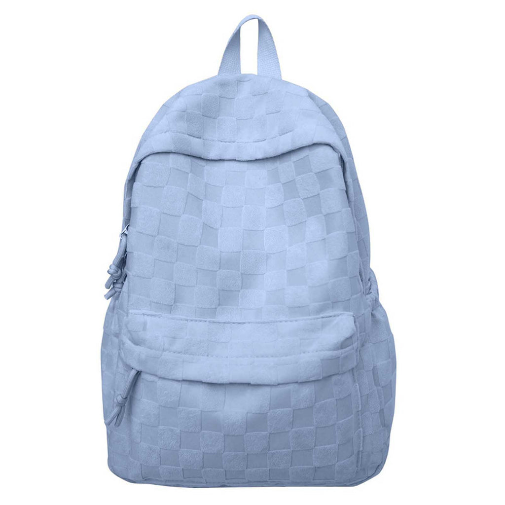 Stylish Large Capacity Backpack for Men & Women - Lightweight Durable School, Travel, Work Backpack with Adjustable Padded Shoulder Straps, Zipper Closure & Multiple Compartments - Unisex Casual Backpack in Beige, Black, Blue, Pink, White, Navy Blue