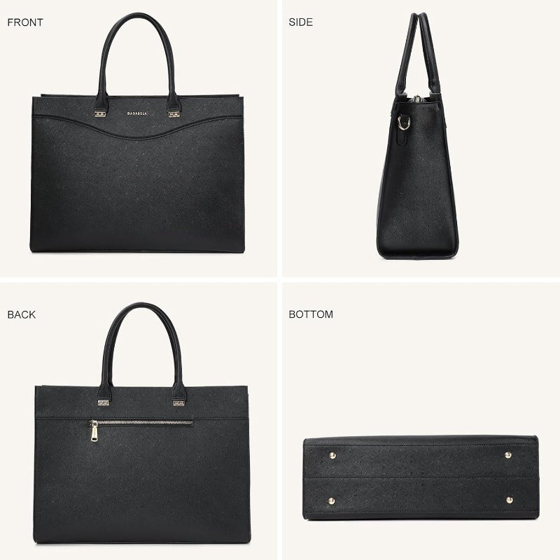 Women's Professional Laptop Briefcase Bag - High Quality Purse with Magnetic Closure, 16\