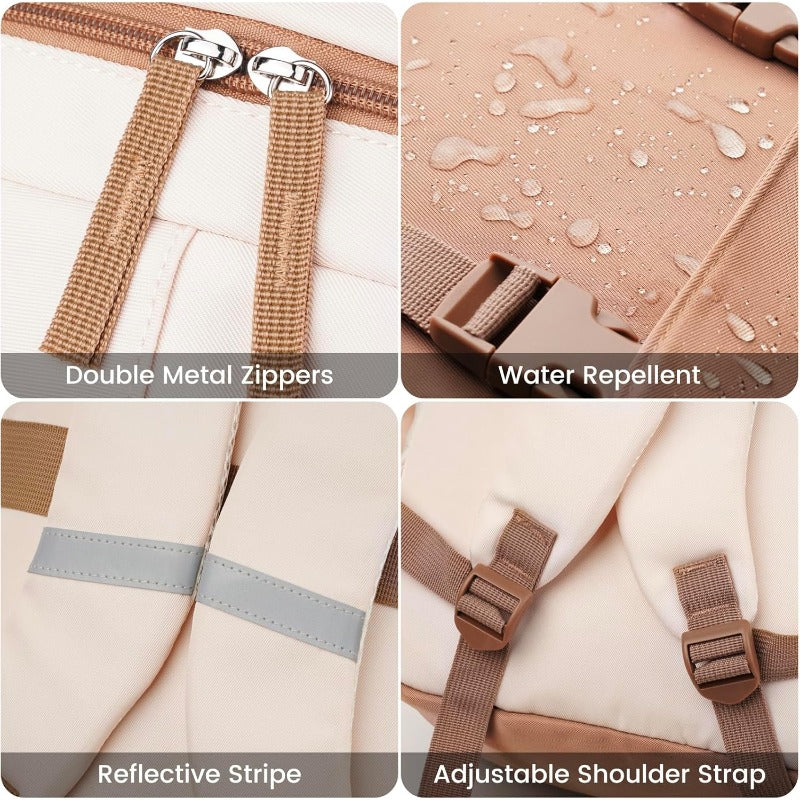 Backpacks for Teen Girls Women17. 3 Inch Laptop School Backpack Cute College Backpack Bookbag for Students, Student Backpack, Travel Backpack, Fashionable Bookbag, Trendy Design, Durable Nylon, Spacious Backpack, Comfortable Straps, Women'S