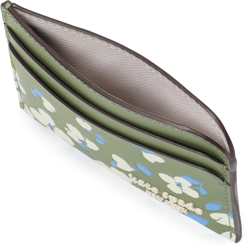 Womens Devin Saffiano Leather Card Holder for Daily Use Compact Design