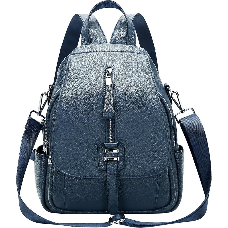 Backpack for Women Convertible Shoulder Bag with Buckle Flap