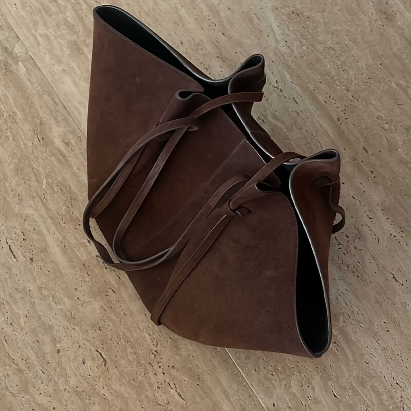 Matte Winged Bag, High-End Underarm Purse, French Niche Teenager'S Tote, Versatile Shoulder Backpack for Daily Use and Travel, Perfect Gift for Girlfriend or Mother, For Teenager, For Teenager